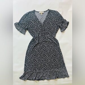 MICHAEL KORS Black and White Dress size S